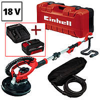 Аккумуляторная шлифмашина для стен и потолка Einhell TE-DW 18/225 Li - Solo :0 (акумм. 4 ампера і