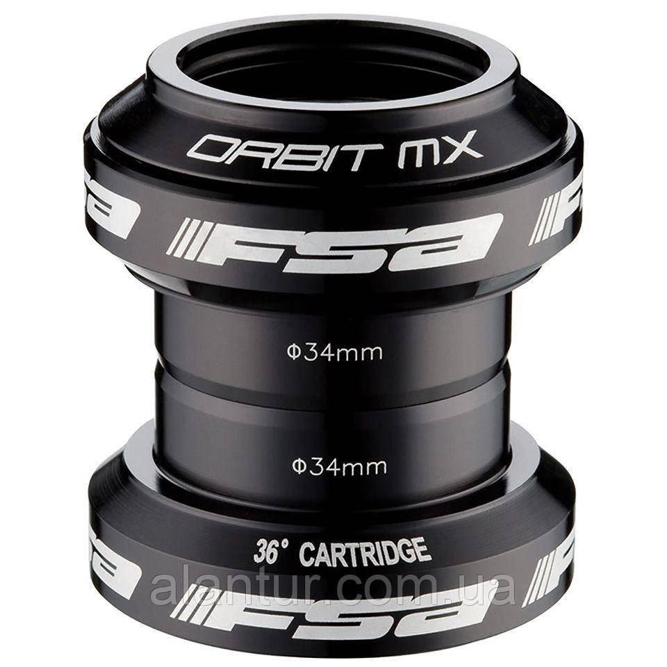 Рульова колонка FSA ORBIT MX 1-1/8", неінтегрована, алюміній, 95 г, 28,6/34/30 мм, фото 1