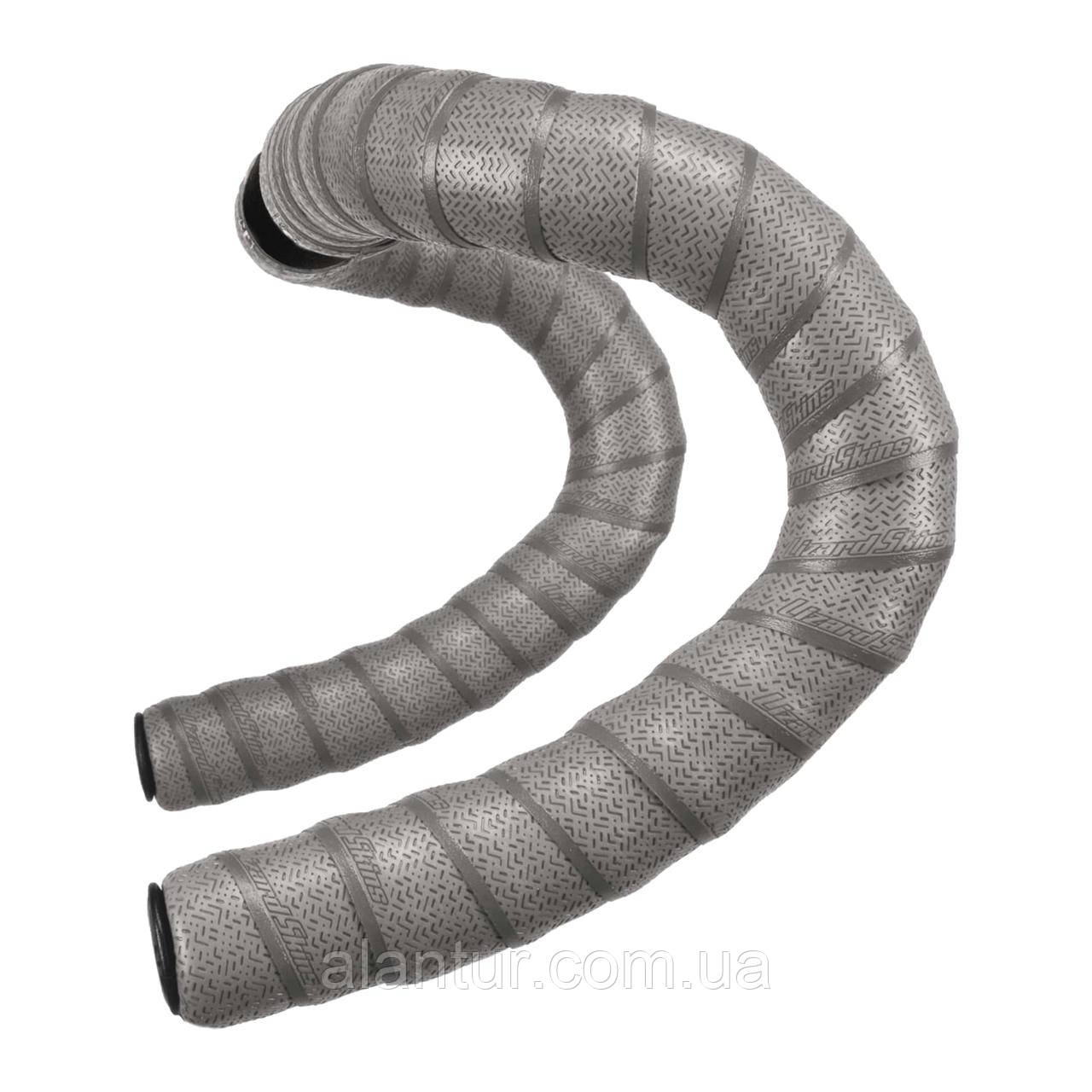 Обмотка руля Lizard Skins DSP V2, 2,5 мм, 2080 мм, сірий для шосейних велосипедів