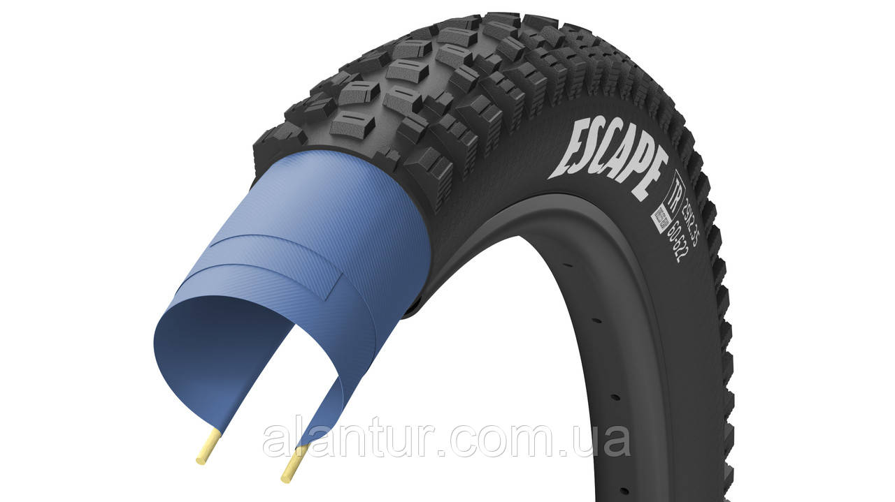 Шина GoodYear ESCAPE 29x2.35 для МТБ, tubeless ready, чорна, 60tpi, фото 1