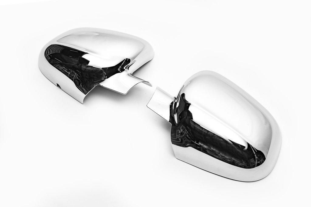 Накладки на зеркала (2 шт, пласт) Carmos - Хромированный пластик для Mercedes Citan 2013-2024 гг - фото 3 - id-p1386481977