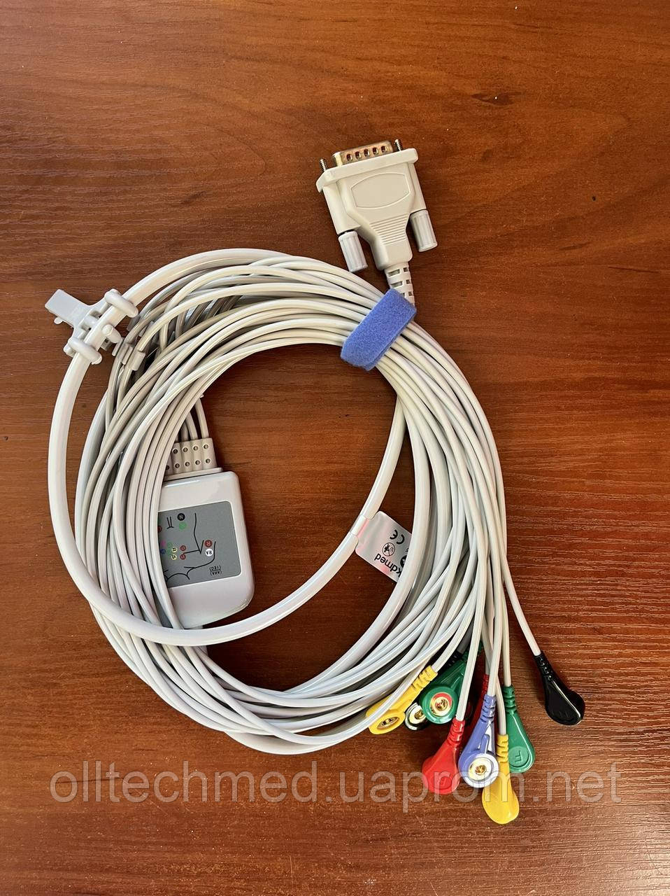 Купить Кабель ЭКГ для велоэргометрии, цена 1850 ₴ — Prom.ua (ID#1687616773)