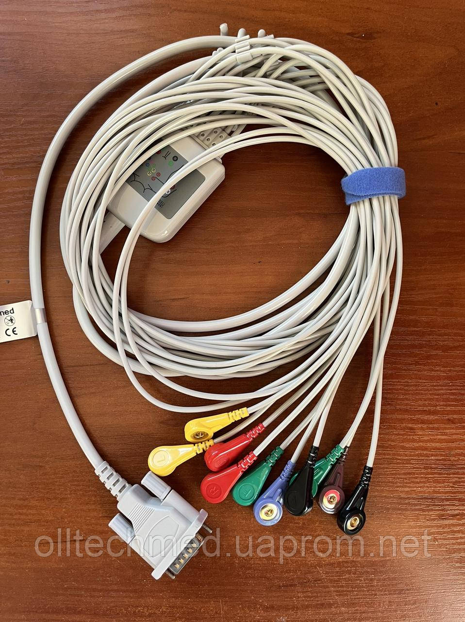 Купить Кабель ЭКГ для велоэргометрии, цена 1850 ₴ — Prom.ua (ID#1687616773)