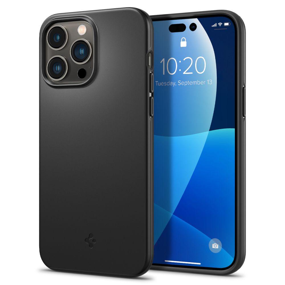 Чохол Spigen для iPhone 14 Pro — Thin Fit, Matte Black (ACS04780)