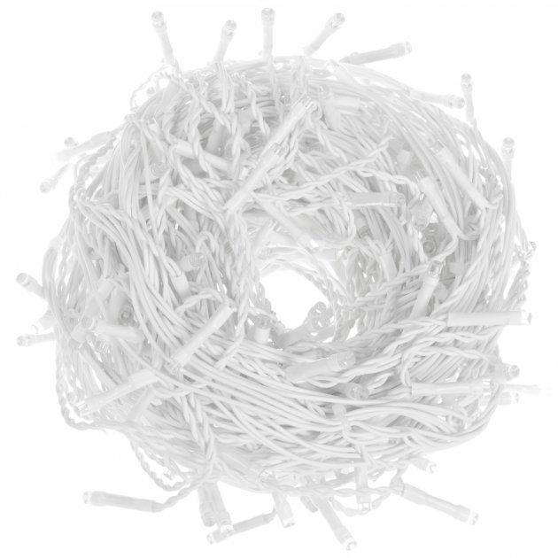 Xmas гірлянда LED 120 3.3 Line Short curtain Бурульки/Бахрома W-1 5м Білий