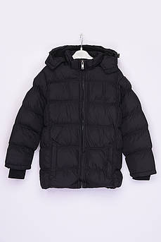 Куртка дитяча демісезон чорна з капюшоном                                                            150418M