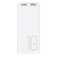 УМБ Power Bank павербанк USAMS Dual USB US-CD93 PB31 10000mAh 2USB/1Type-C 2.1A White