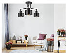Підвісний стельовий світильник у стилі лофт Luxolar Factory Lamp 382 E27 чорний, фото 6