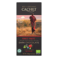 Шоколад черный Cachet Dark with Forest fruits 100 г какао 21347