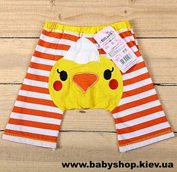 Дитячі шорти з малюнками на полицях (циплівник)