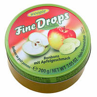 Цукерки льодяники Woogie Fine Drops Apfel зі смаком яблука 200 г