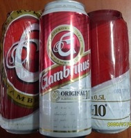 Пиво світле Gambrinus original 4.3% 0.5 l/б банку Чеська республіка