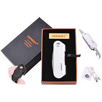 USB зажигалка-открывалка и нож с запасной спиралью Honest №HL-1-3