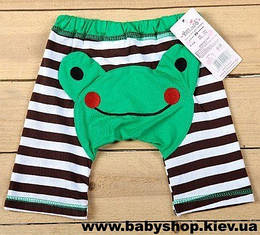 Дитячі шорти з малюнками на полицях (лягушеня)