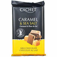 Шоколад молочний Cachet Caramel and Sea salt 300 г карамель 21646