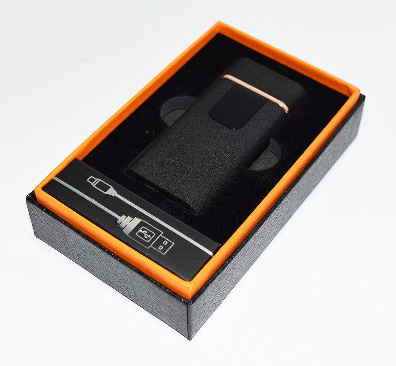 Зажигалка электроимпульсная Lighter USB 750 5402 металл черный - фото 4 - id-p1220474811