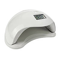Лампа для манікюру SUN 5 LED UV 48 Вт. манікюрна лампа для гель лаку сан, з дисплеєм, таймером, сенсором