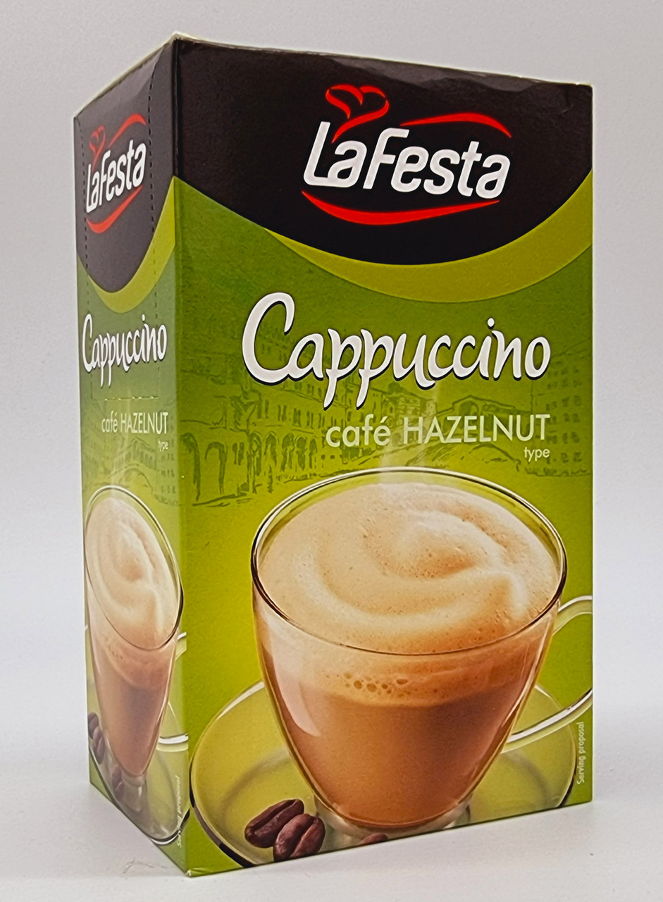 Кавовий напій La Festa Cappuccino cafe Hazelnut 10х12.5г