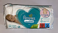 Дитячі вологі серветки Pampers Sensitive 52 шт.