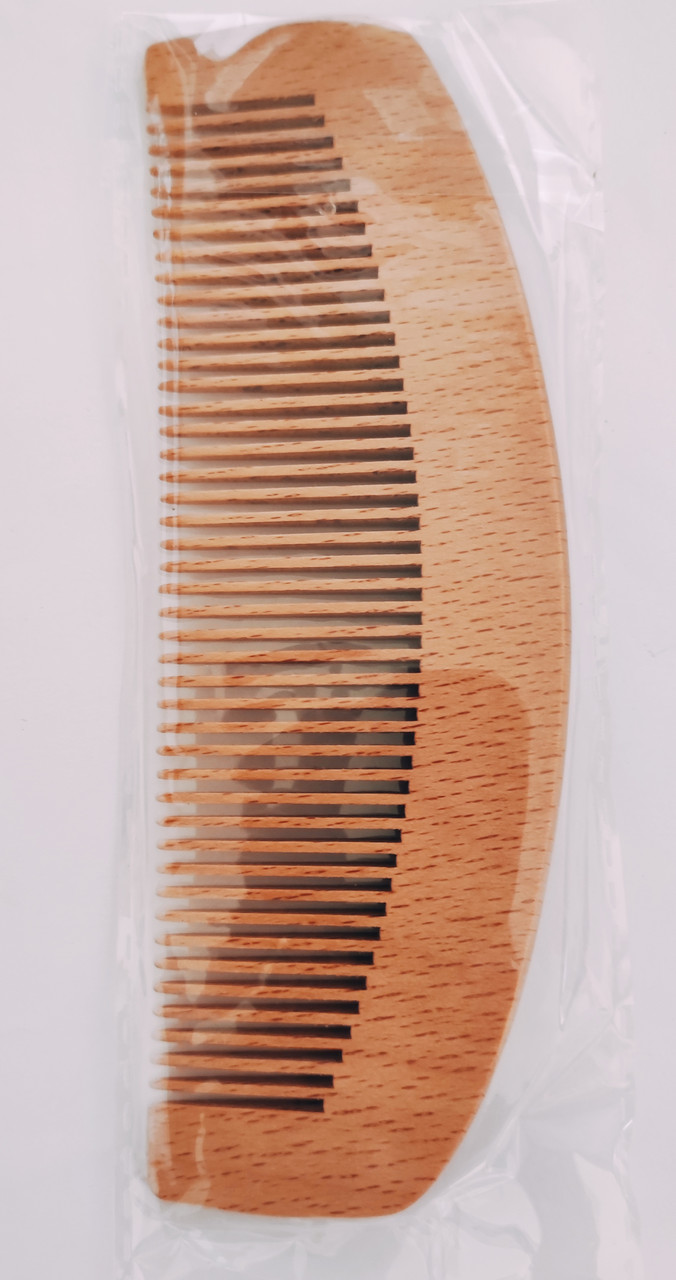 Гребінець дерев'яний для укладання волосся, 15 см, фото 1