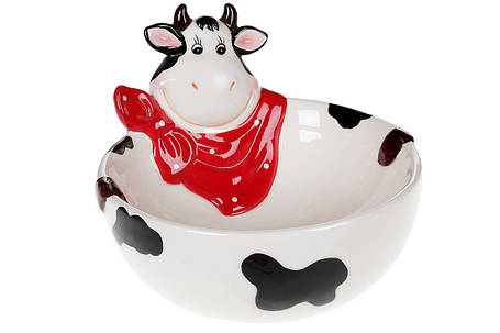 Піала керамічна, Весела корівка,16.5*16.5*13.5см. 500 мл (928-007), фото 2