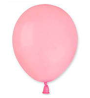 Воздушные шары (13 см) 10 шт, Италия, цвет - ярко-розовый (пастель)
