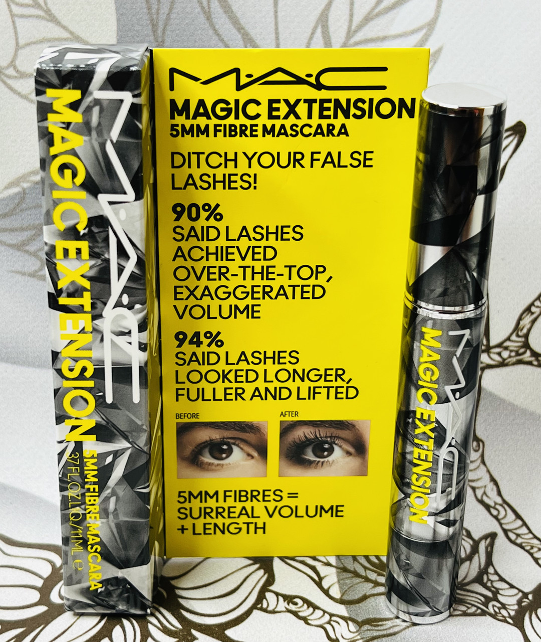 Супер-об`ємна туш для вій MAC Magic Extension 5mm Fibre Mascara