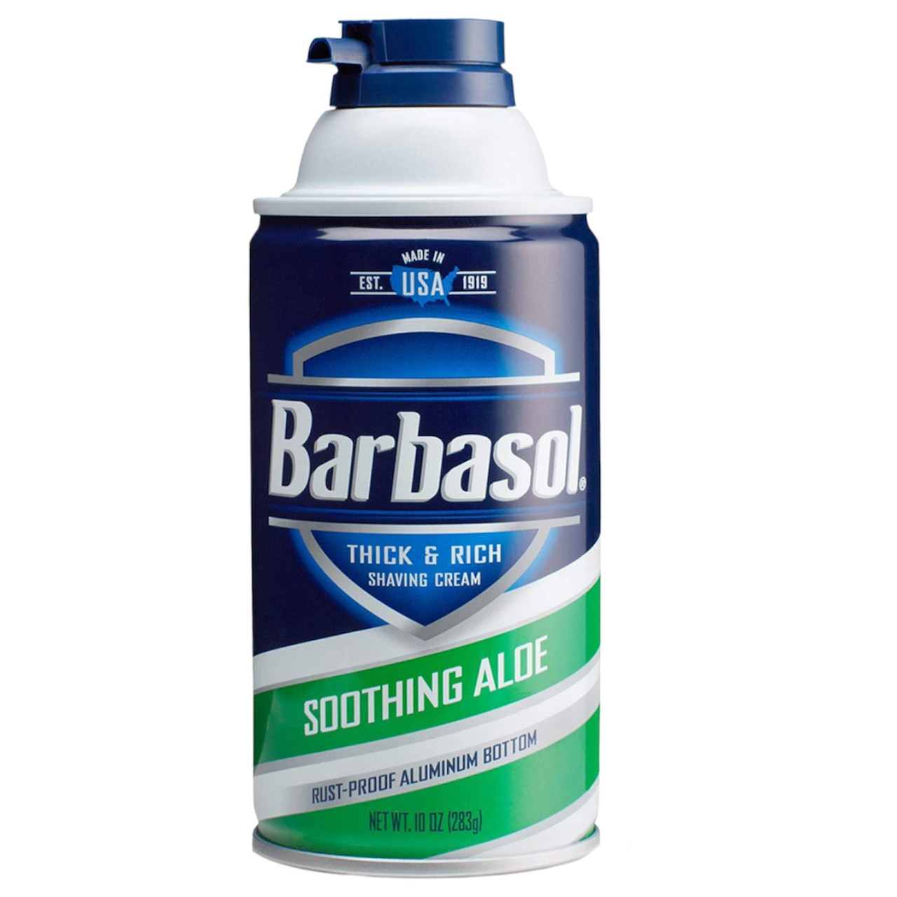 Заспокійлива піна для гоління Barbasol Soothing Aloe Thick & Rich Shaving Cream 283g, фото 1