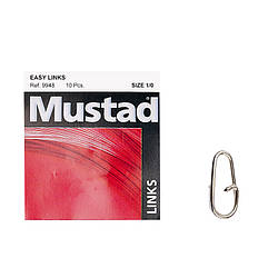 Заводне кільце Mustad 9948 No1/0 (10)* (143764)