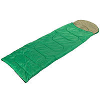 Спальный мешок одеяло с капюшоном SP-Sport UR SY-4142 зеленый