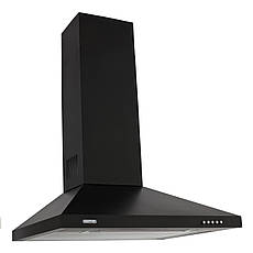 Витяжка кухонна купольна ELEYUS KENT 700 60 BL (чорна)-stryqq