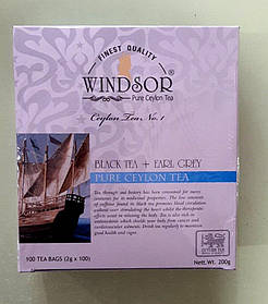 Чай Windsor Earl Grey 100 пакетиків чорний