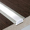 Алюмінієвий профіль MagicLed ML-01 Premium для LED стрічки врізний (прозорий розсіювач), фото 9