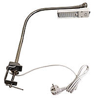Світильник - лампа для промислових швейних машин 2HT-LED 96TS (5W) 40 діодів на струбціні, з вилкою (6155)