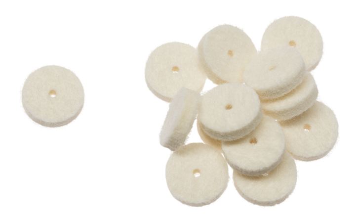 Повстяні (войлочні) диски, Ø13мм, Yeti Dental (Німеччина)., фото 1