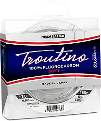 Волосінь моно. Team Salmo FLUOROCARBON Troutino Soft 150/023 (71315)