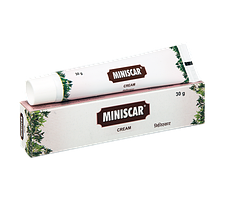 Минискар крем 30 мл Чарак, Miniscar cream Charak, Супер эффективный крем от растяжек, Аюрведа Здесь!