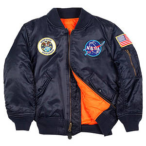 Куртка дитяча Alpha Industries Youth NASA MA-1 YJM21093C1 (Rep.Blue)