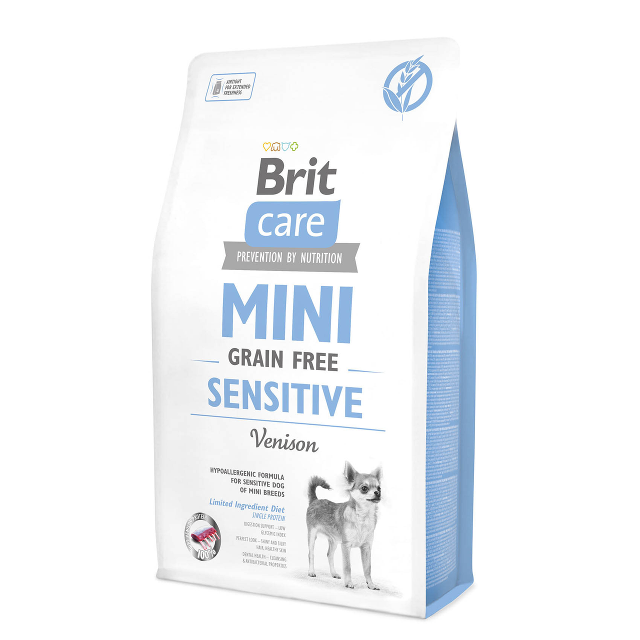 Brit Care Mini GF Sensitive для собак з олениною 7 кг