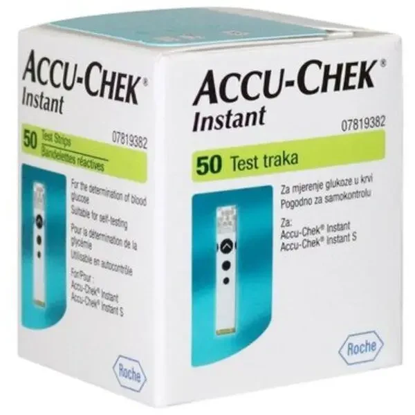 Тест-смужки Акку-Чек Інстант (Accu-Chek Instant), 50 шт. 30.08.2024 р.