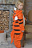 Кігурумі дитяча костюм піжама Тигр тигреня помаранчевий (на зріст: 110,116,122,128 см), фото 2