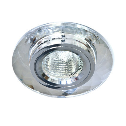 Встраиваемый светильник Feron 8050-2 MR16 GU5.3 серебро - фото 1 - id-p278014868