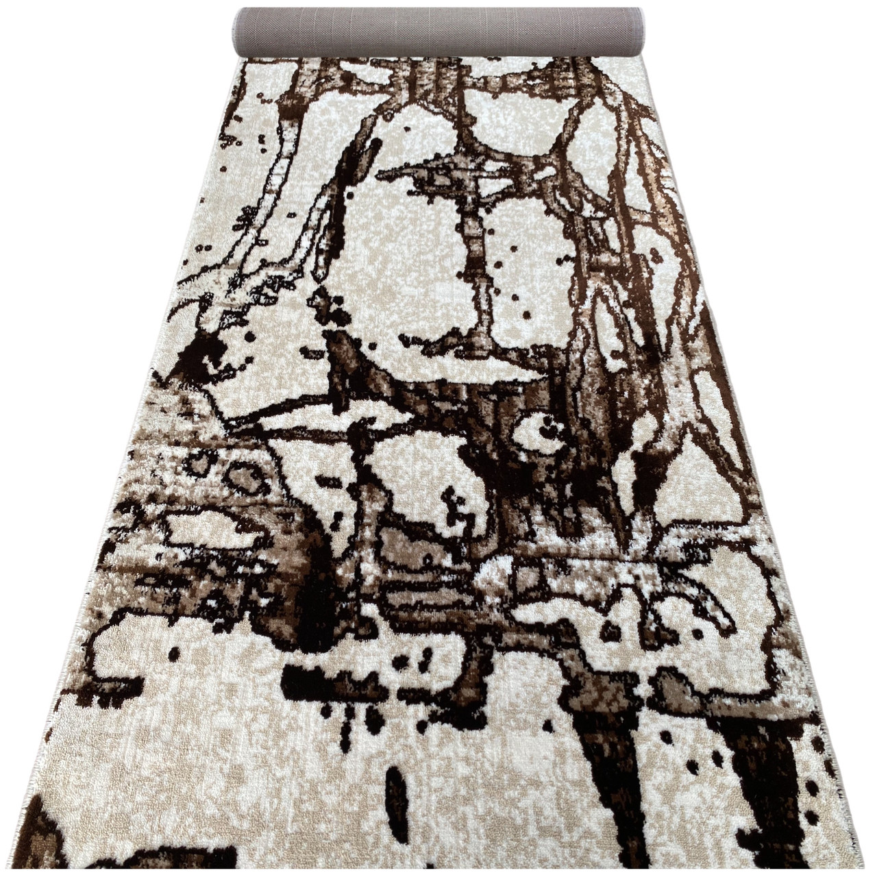 80 см килимова доріжка Asmara 238 Brown Vizon на підлогу.