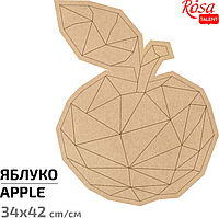 Основа для декорування панно-мозаїка "Яблоко" 1 МДФ 34х42см ROSA