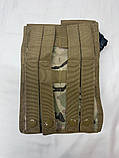 Тактичний підсумк на 4 магазини АК закритого типу. Cordura. Molle. Velcro. Колір мультикам., фото 7