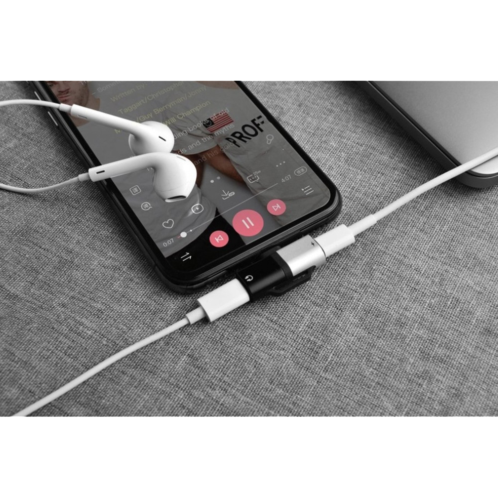 Переходник Lightning на Lightning + Lightning AUX WIWU ST02 Pro ...