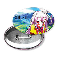 Shiro. No Game, No Life. Нет игры нет жизни. Значок