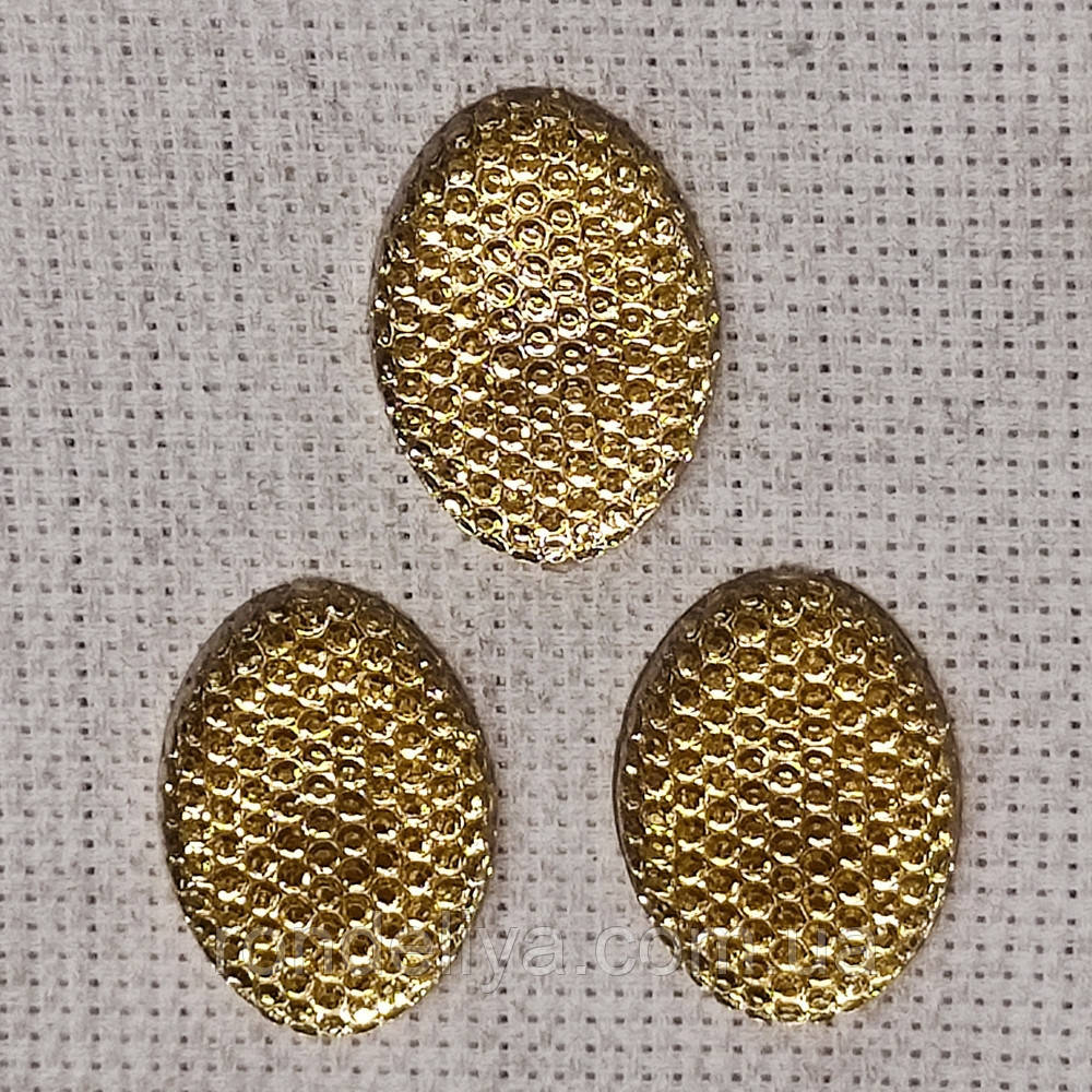 Клейові кабошони акрил "Овал"25х18 мм 10 шт уп, фото 1