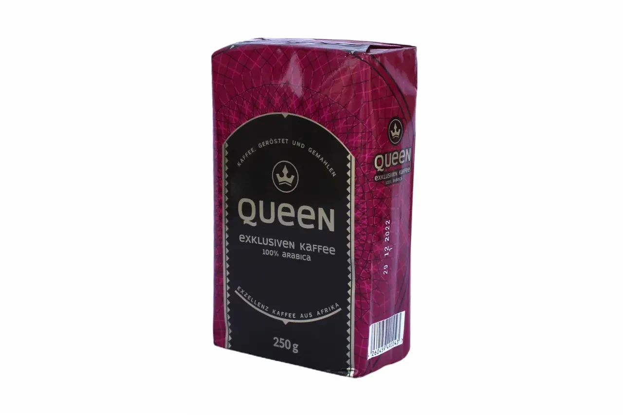 Кофе молотый Queen Exklusiven Kaffee 100% Arabica 250г. (Германия) - фото 1 - id-p1687785177