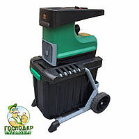 Потужний фрезерний подрібнювач гілок ТOP CRAFT TCLH 2542 з бункером